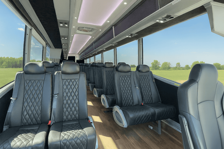 coach bus in Arlington