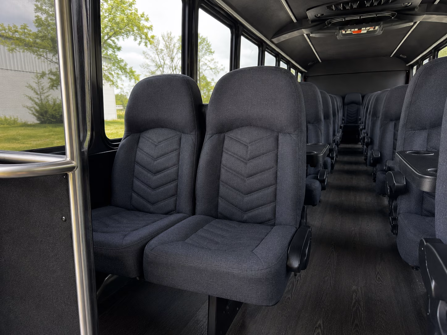 arlington 15 passenger minibus inside