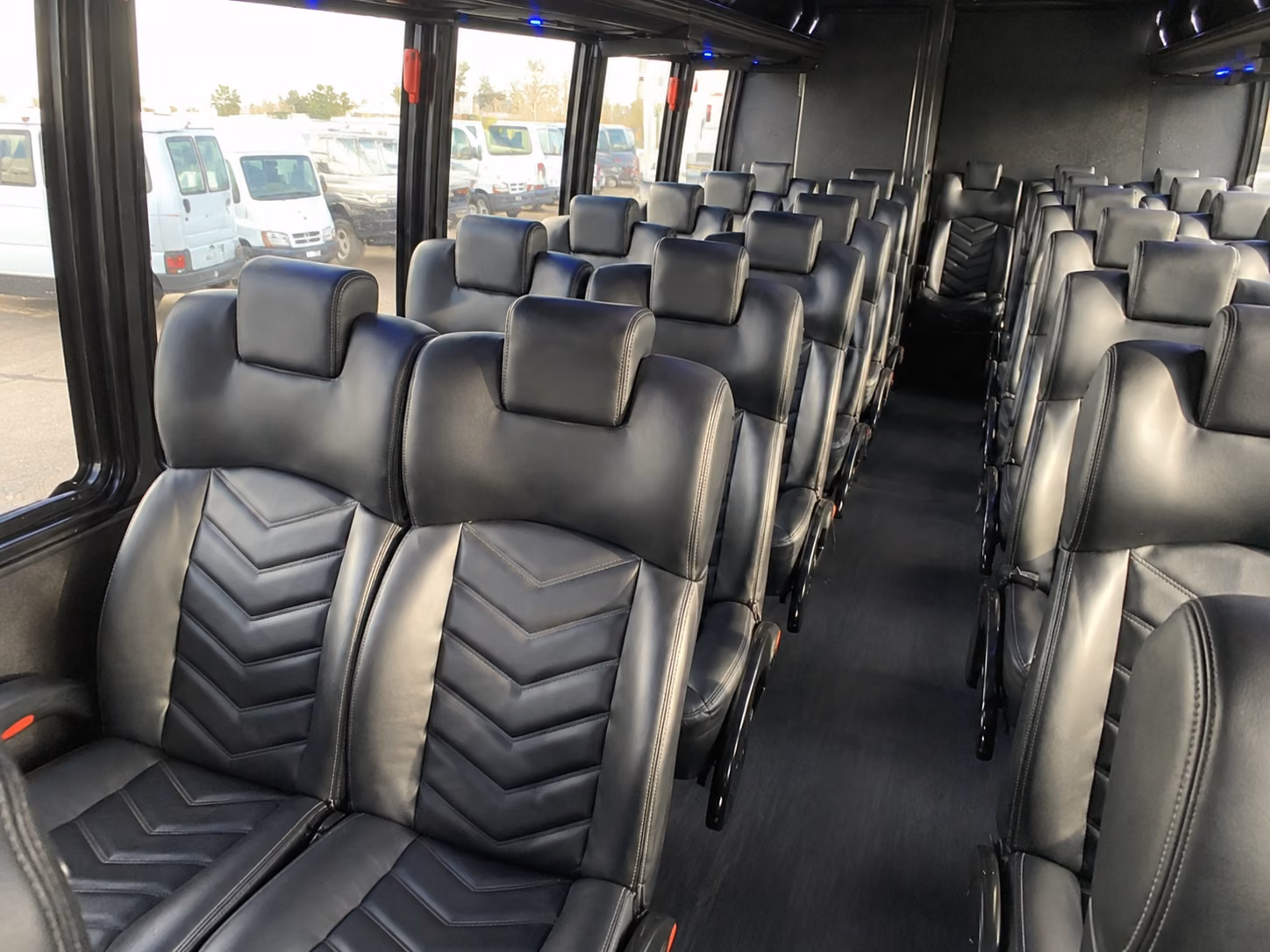 arlington 15 passenger minibus interior