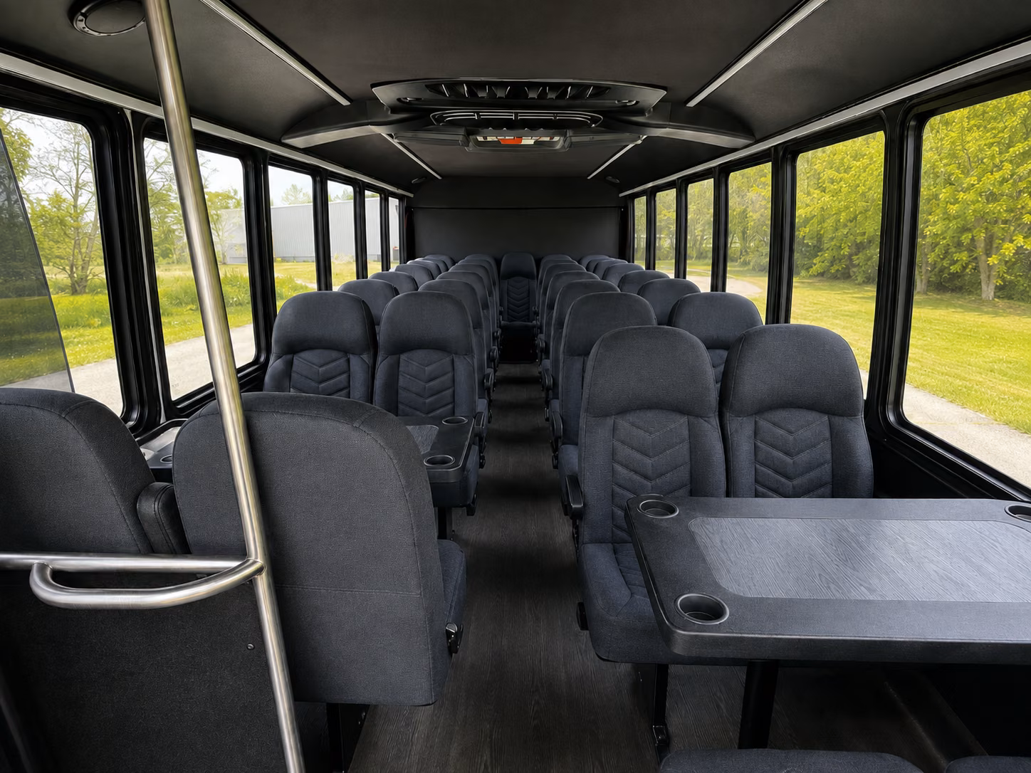 arlington 20 passenger minibus inside