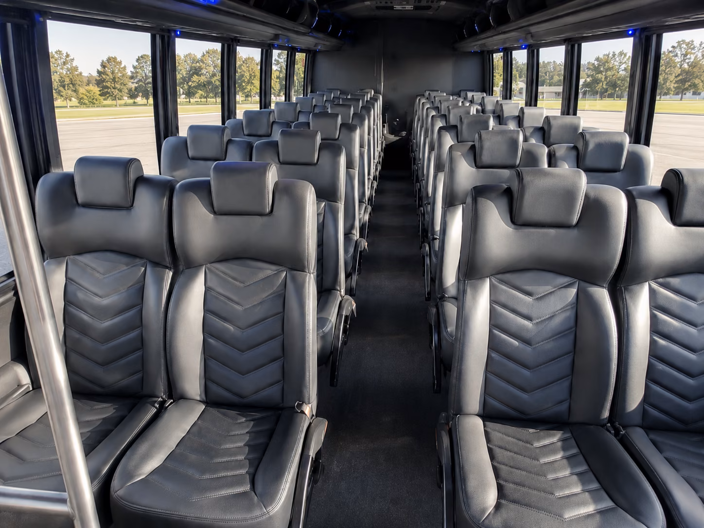 arlington 20 passenger minibus interior