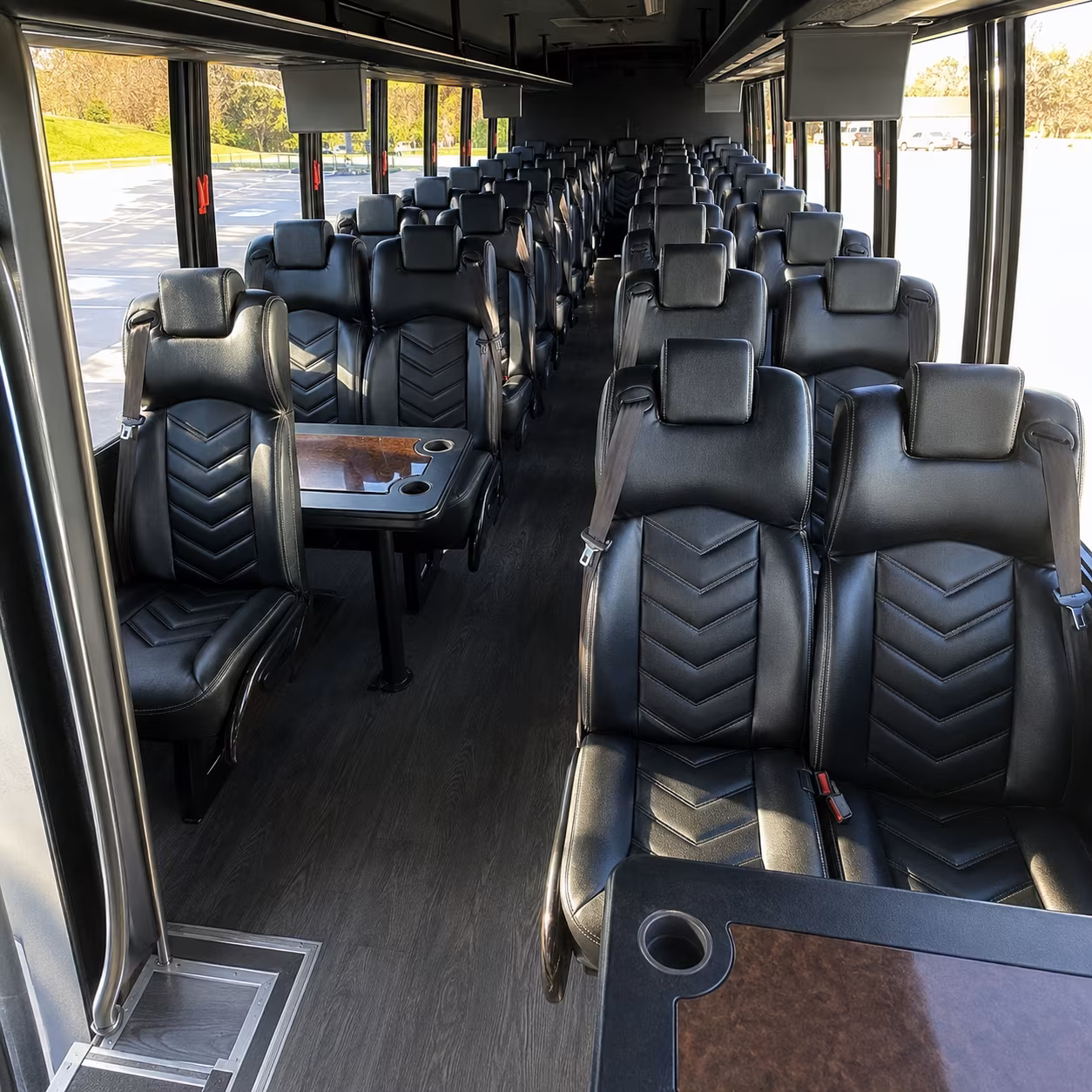 arlington 30 passenger minibus inside