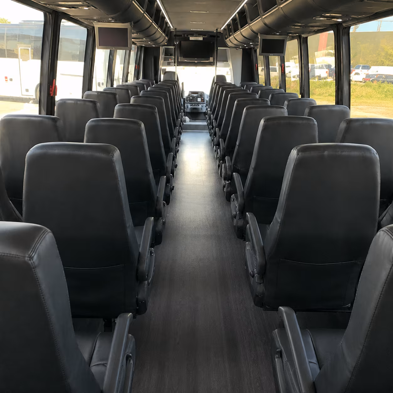 arlington 30 passenger minibus interior