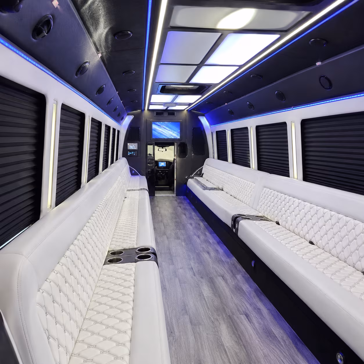 arlington concert live event party bus rental