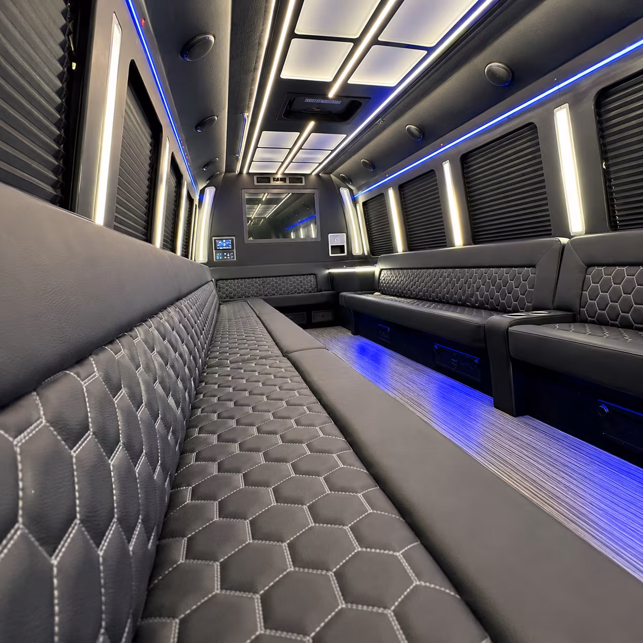 arlington party bus inside