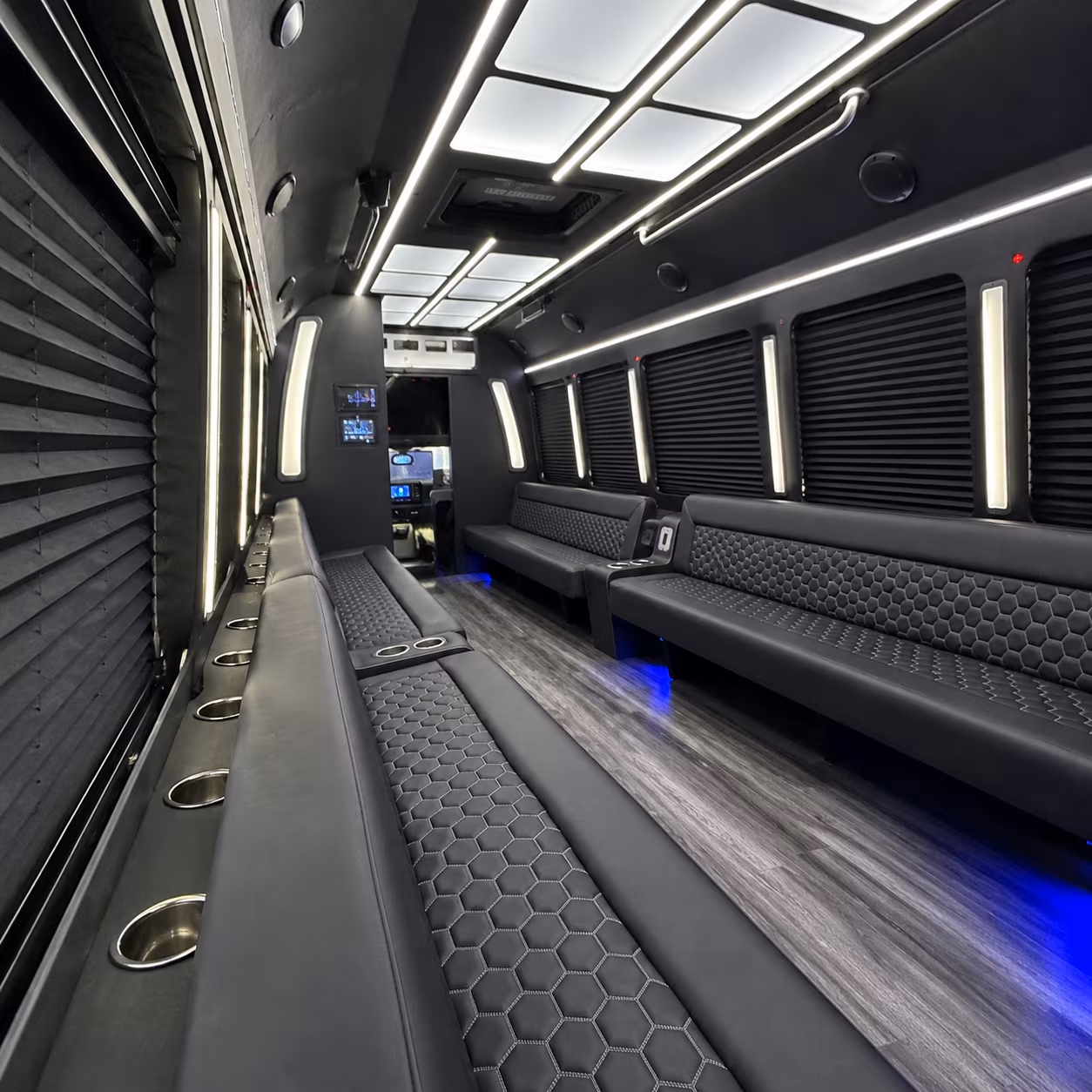arlington party bus interior