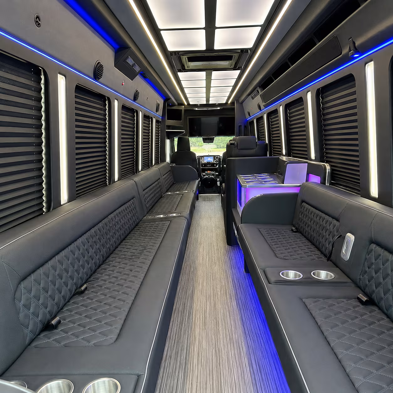 arlington party bus rentals inside