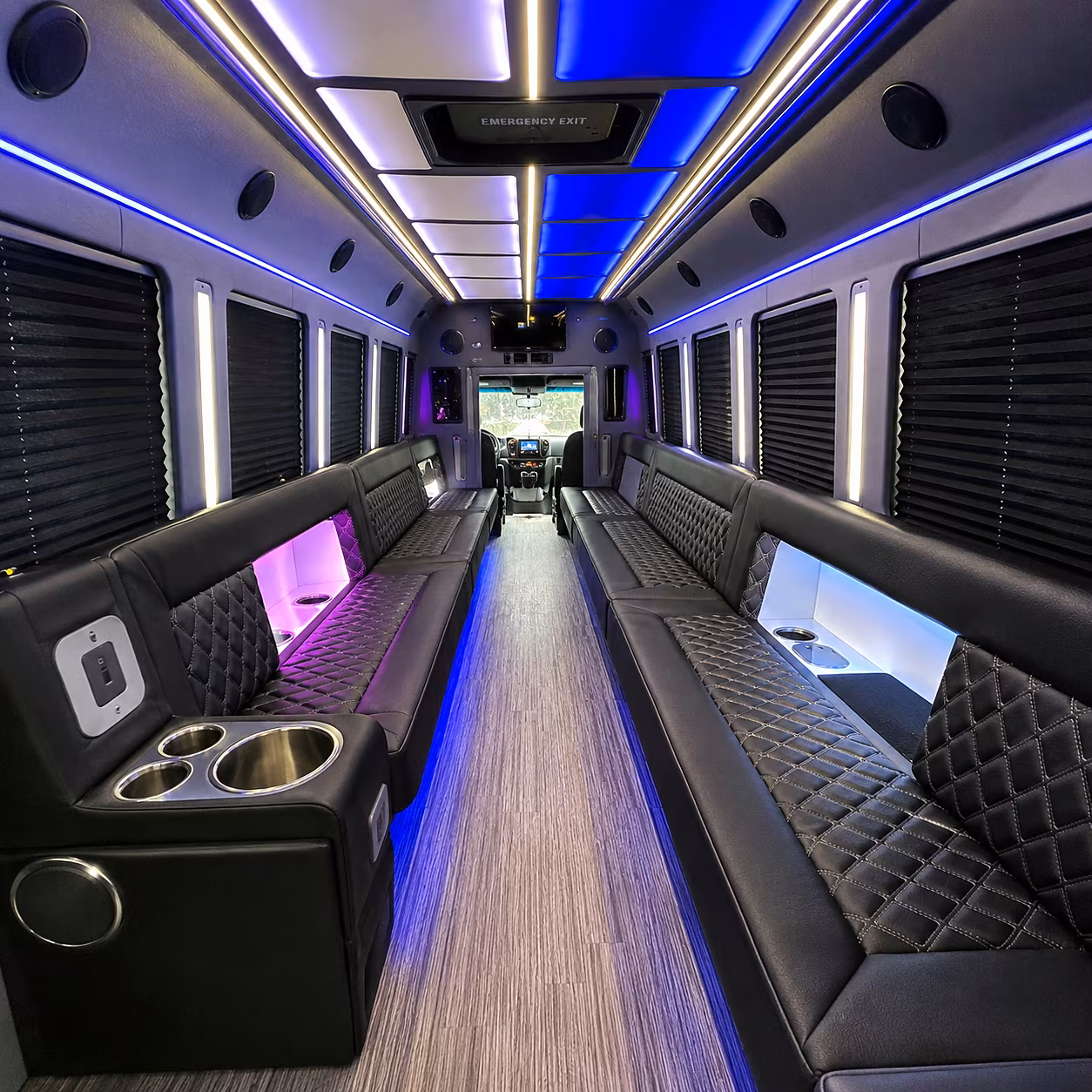 arlington wedding party bus rental