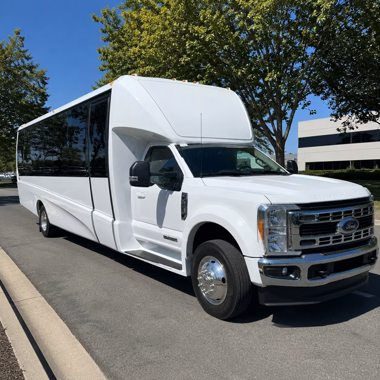 charter buses for corporate team building and off site events around dfw