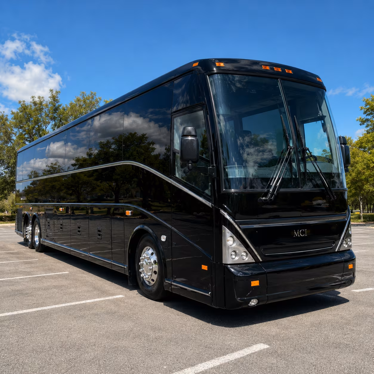 charter buses for large wedding parties and big guest lists